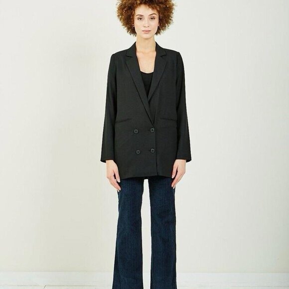 Just Female Jackets & Blazers - Women’s JUST FEMALE Benita‎ Blazer Black Size Small S Style 12030